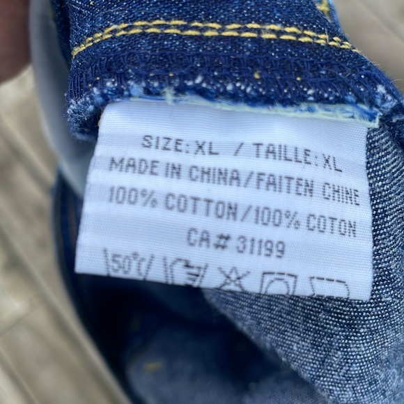 Vintage Gemini Jeans Denim Jean Overalls Coveralls Unisex - Picture 15 of 15